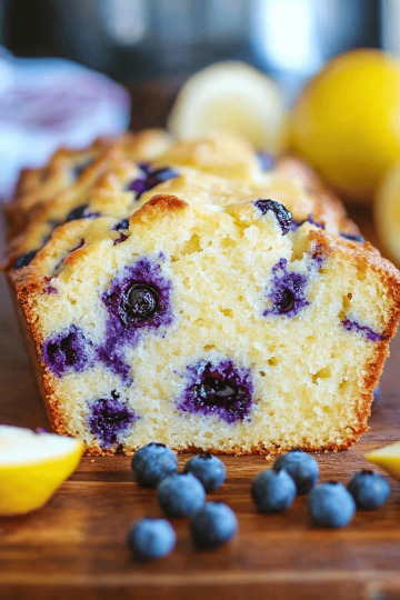 lemon blueberry loaf
