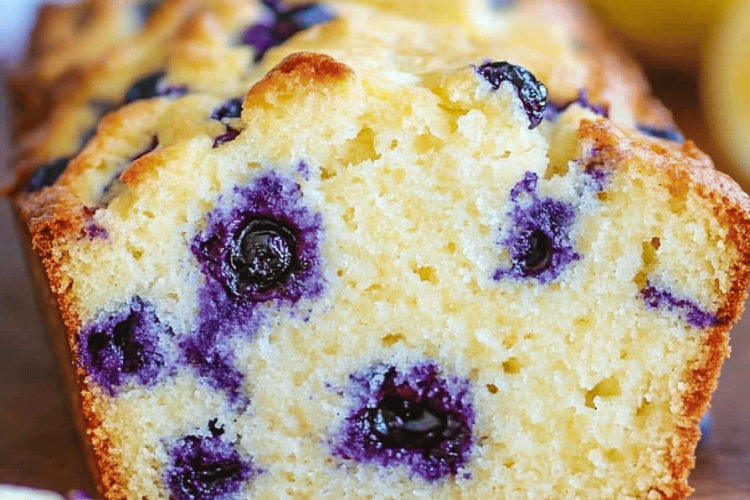 lemon blueberry loaf