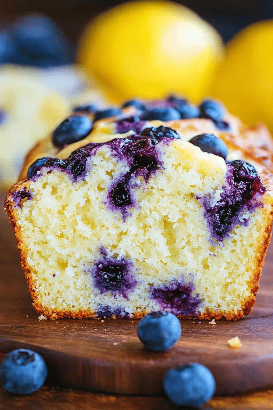 lemon blueberry loaf ingredients organized and measured on kitchen counter