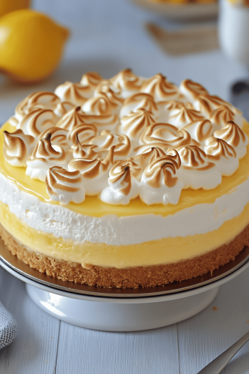 lemon meringue cheesecake