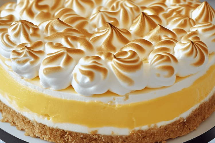 lemon meringue cheesecake