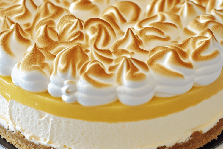 lemon meringue cheesecake