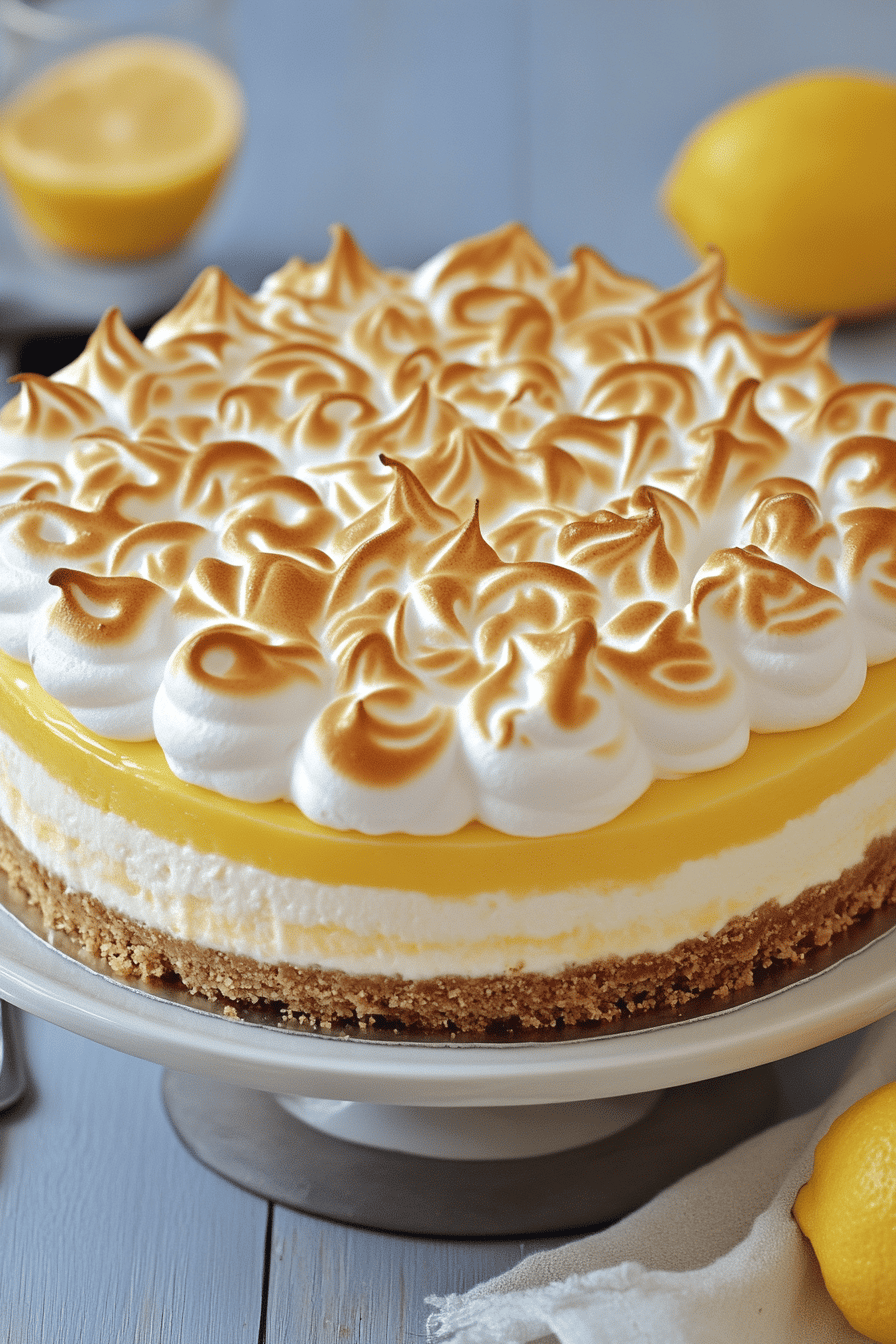 lemon meringue cheesecake ingredients organized and measured on kitchen counter