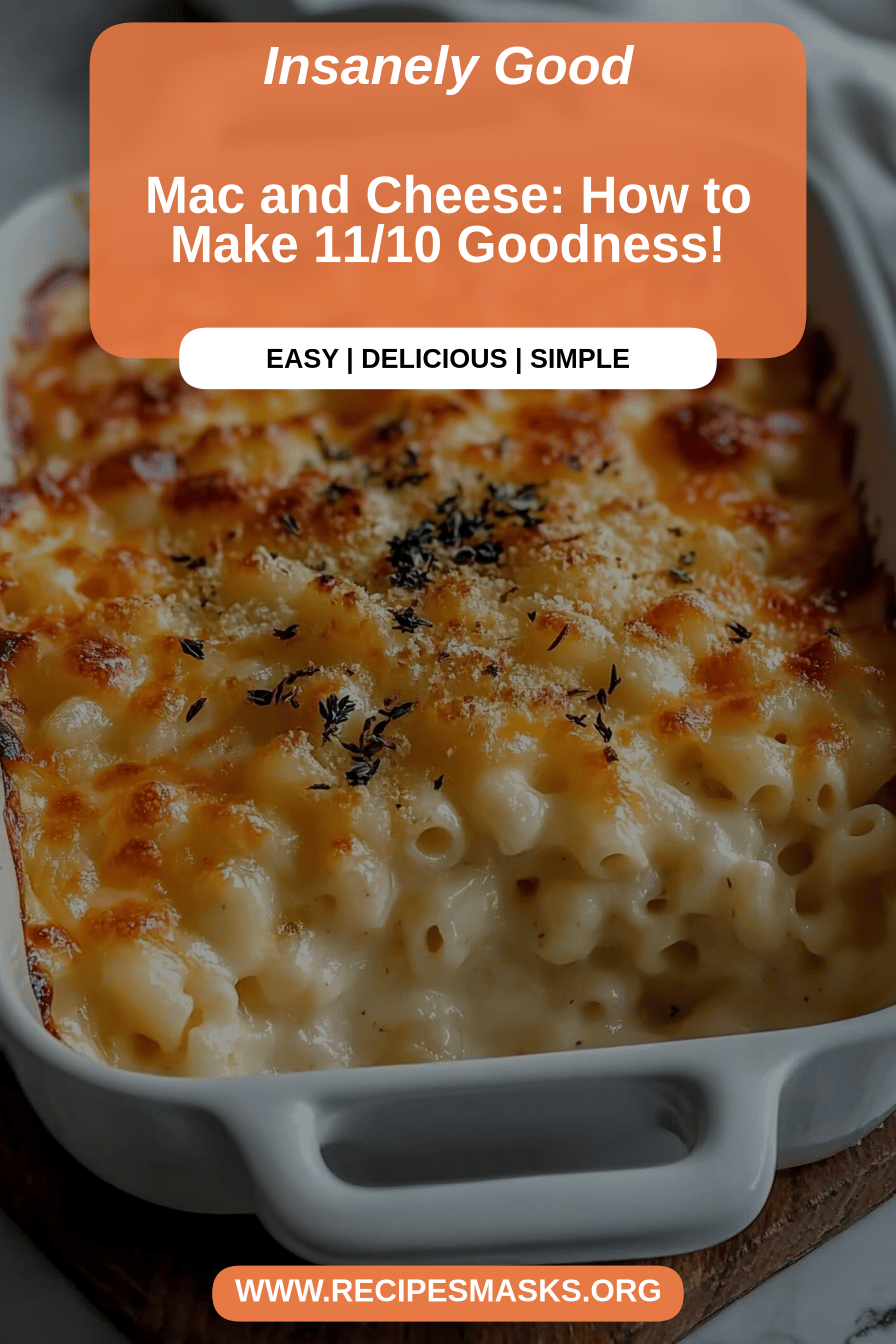 mac and cheese final dish beautifully presented and ready to serve