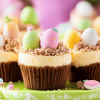 mini easter cheesecakes
