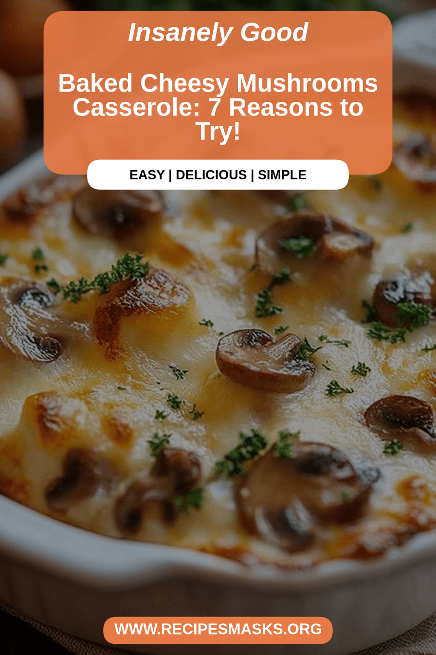 mushroom casserole final dish beautifully presented and ready to serve