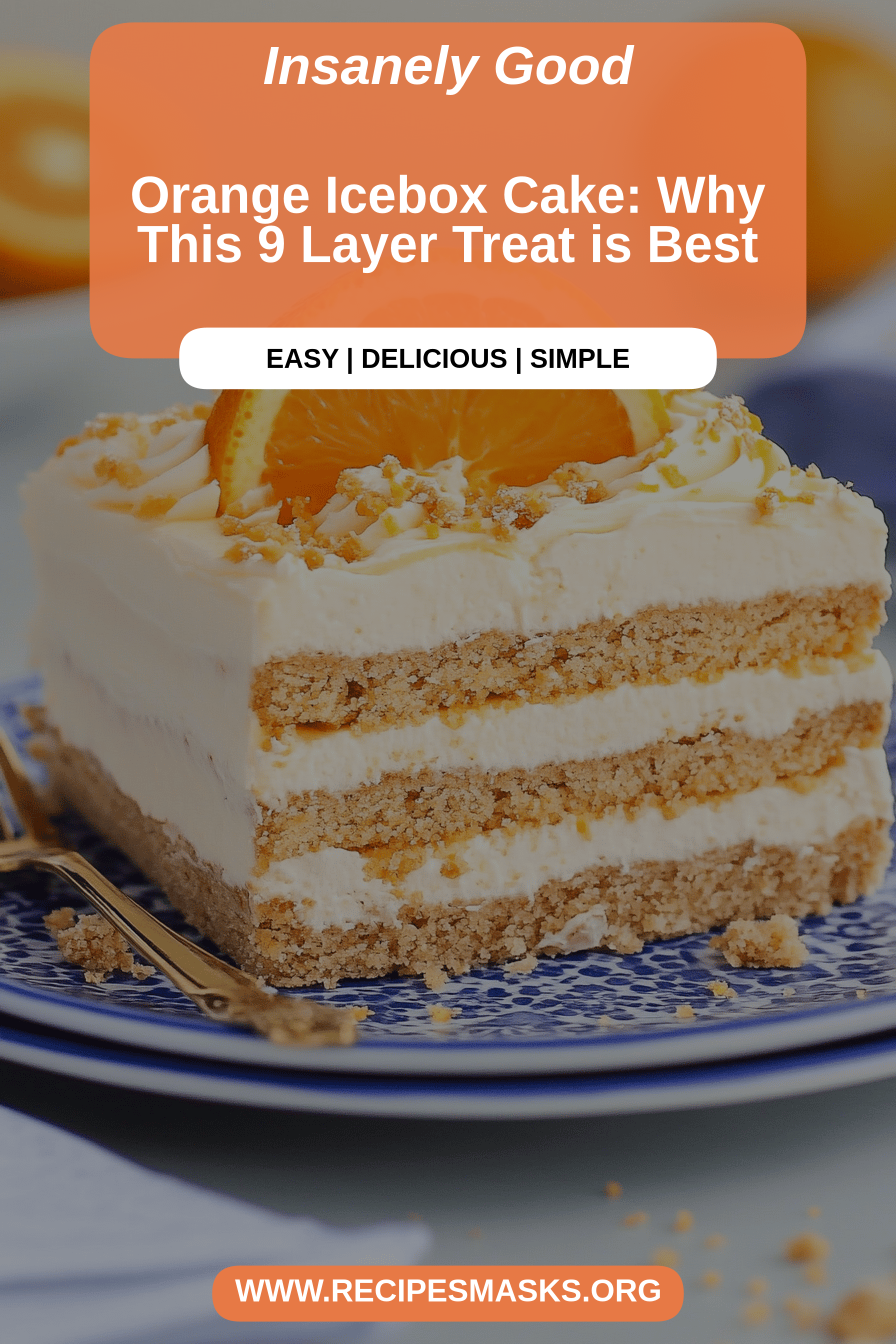 orange icebox cake final dish beautifully presented and ready to serve