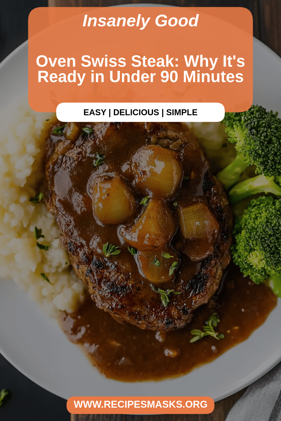 oven swiss steak final dish beautifully presented and ready to serve