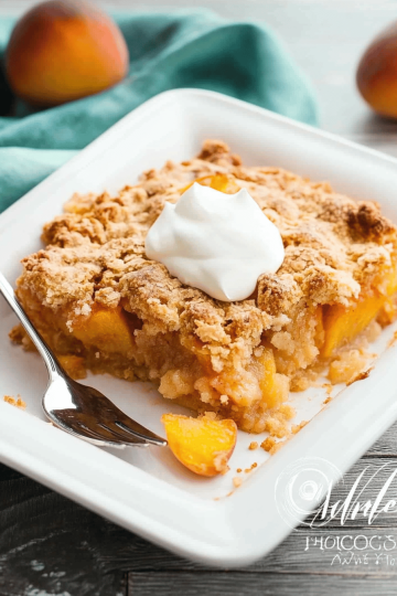 peach cobbler