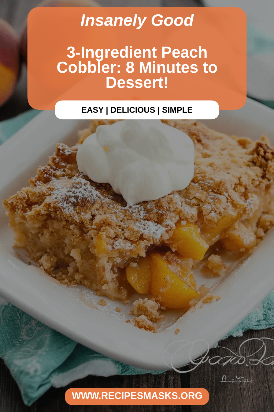 peach cobbler final dish beautifully presented and ready to serve