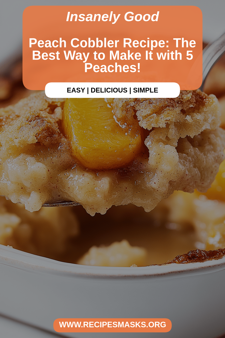 peach cobbler recipe final dish beautifully presented and ready to serve