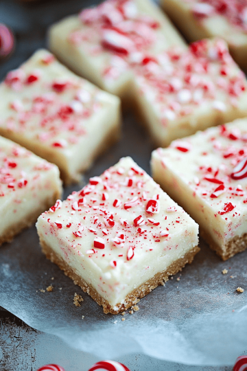 peppermint sugar cookie bars