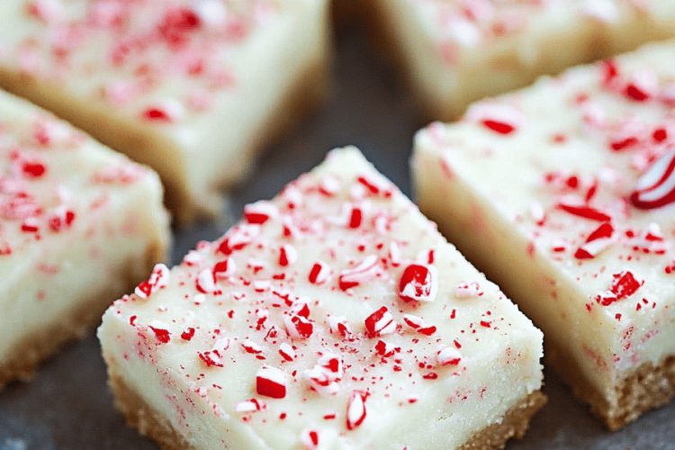 peppermint sugar cookie bars
