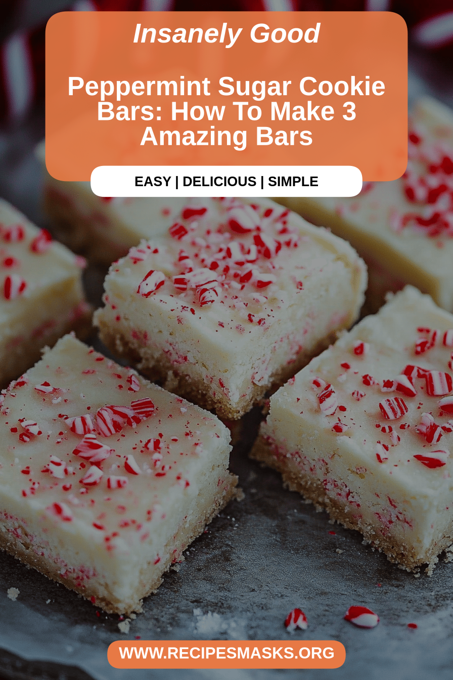 peppermint sugar cookie bars final dish beautifully presented and ready to serve