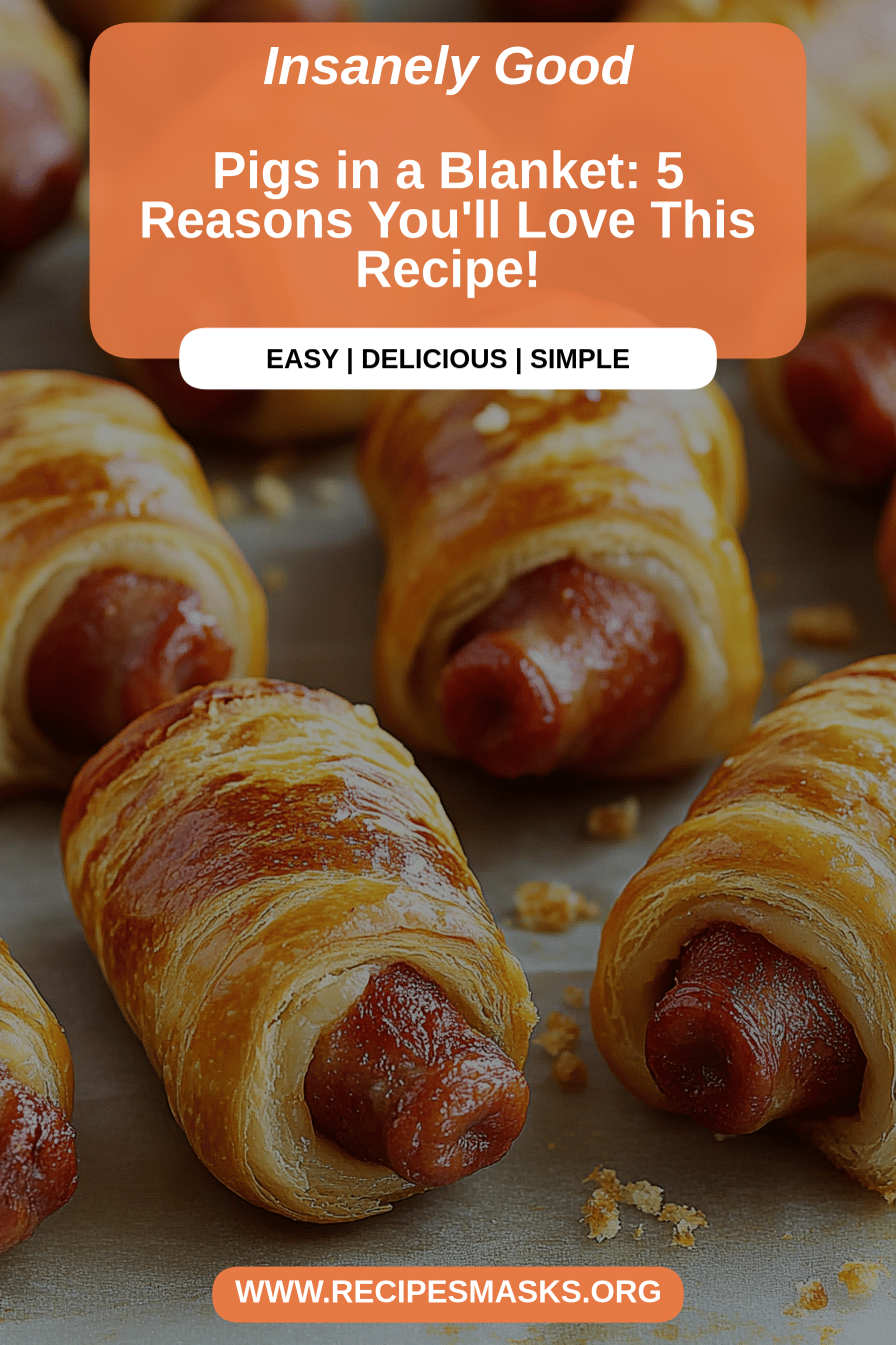 pigs in a blanket final dish beautifully presented and ready to serve