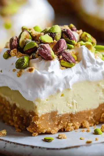 pistachio cheesecake
