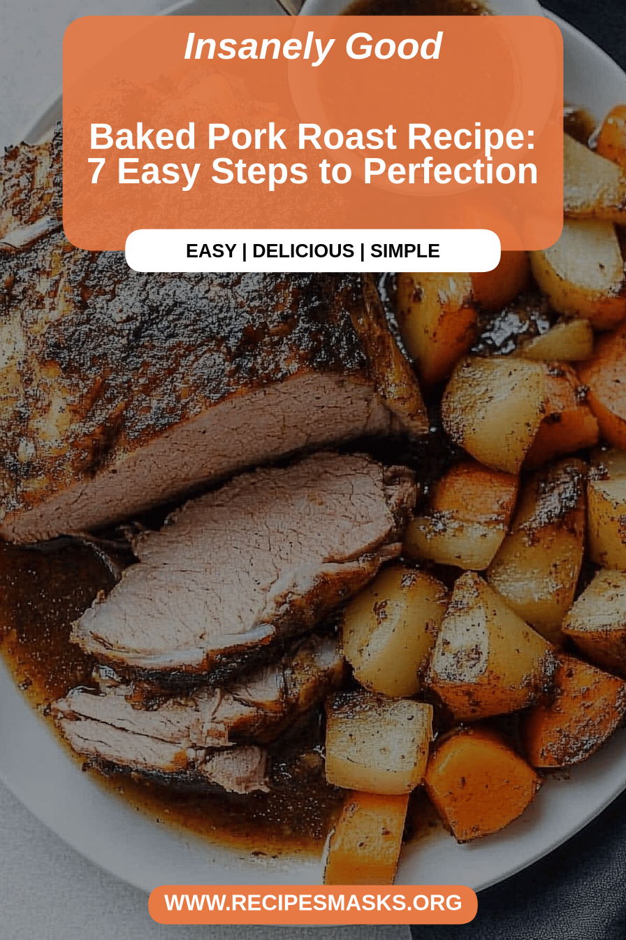 pork roast recipe final dish beautifully presented and ready to serve