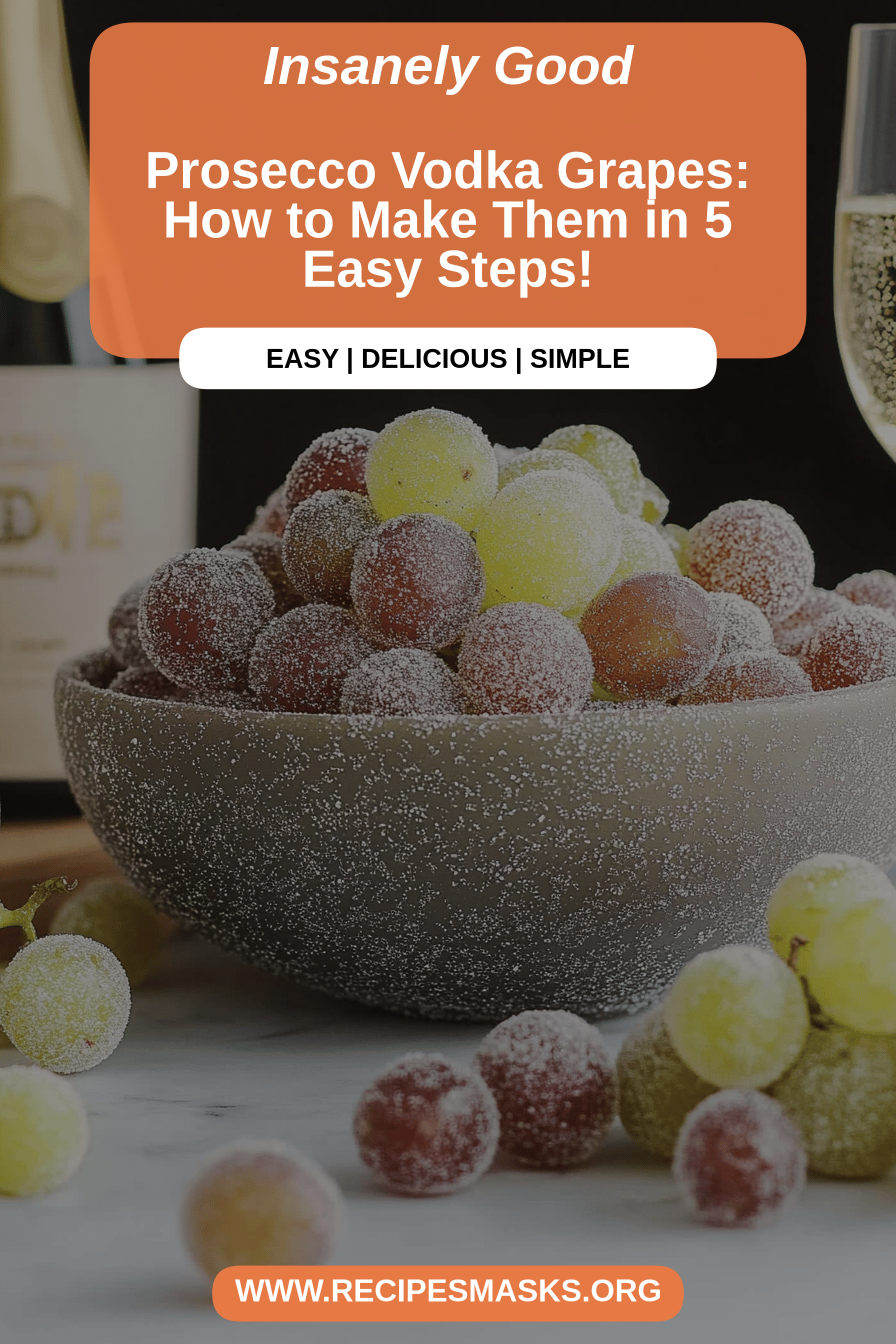 prosecco vodka grapes final dish beautifully presented and ready to serve
