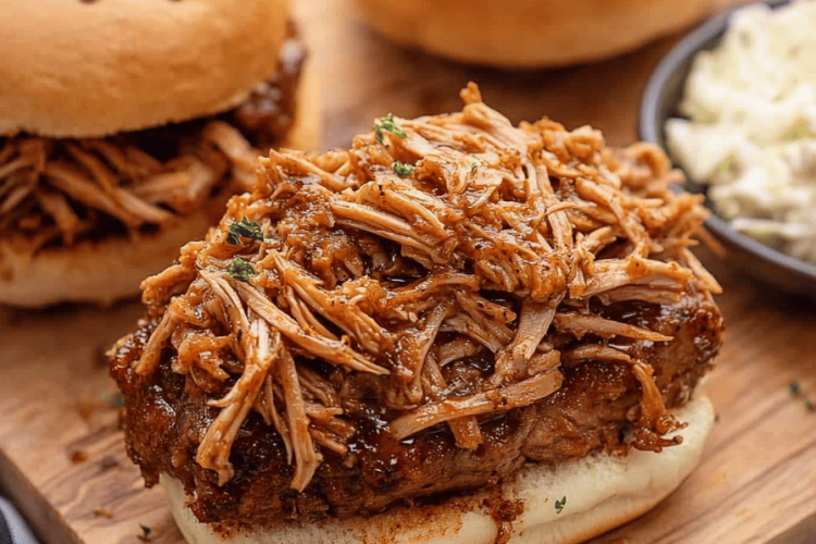 pulled pork and coleslaw