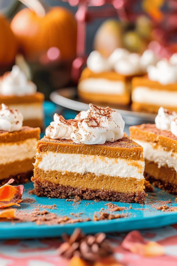 pumpkin cheesecake bars