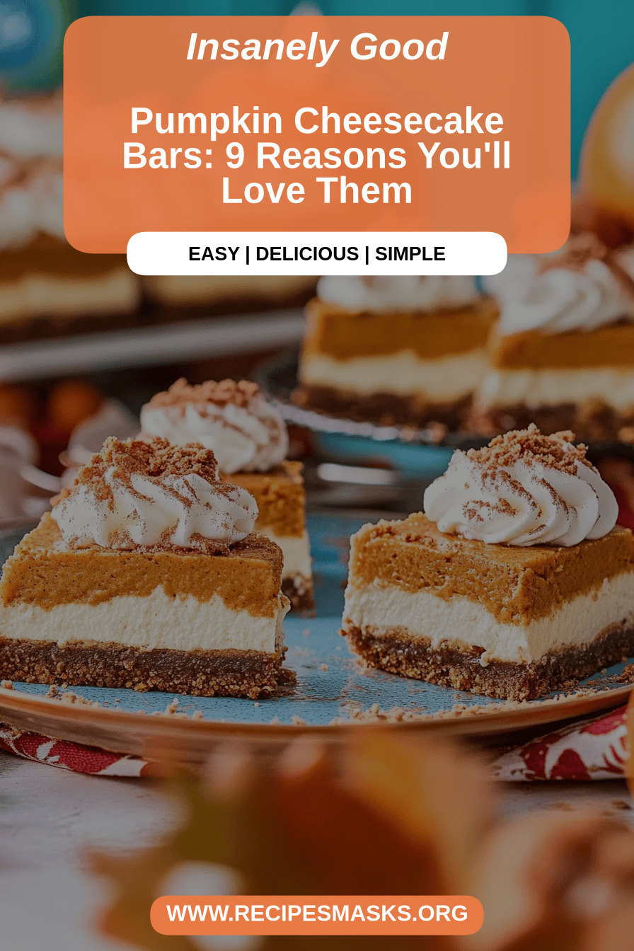 pumpkin cheesecake bars final dish beautifully presented and ready to serve