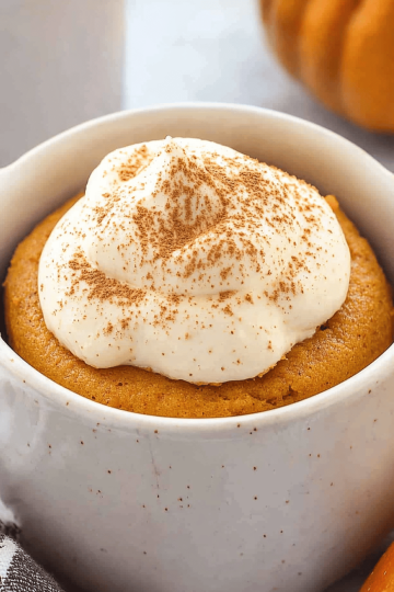 pumpkin mug cake