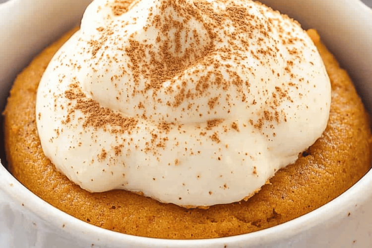 pumpkin mug cake
