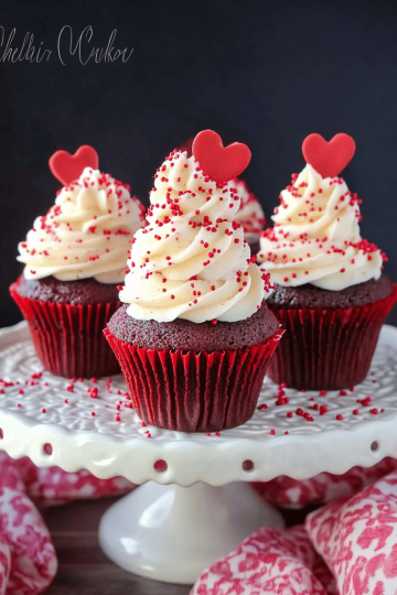 red velvet cupcakes