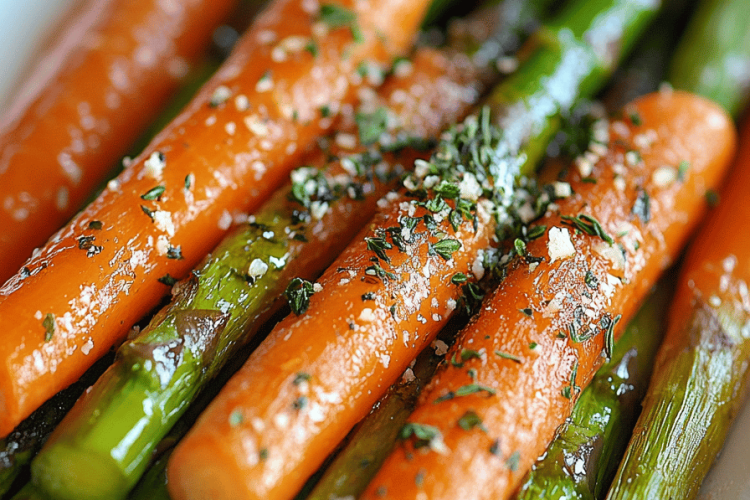 roasted asparagus carrots