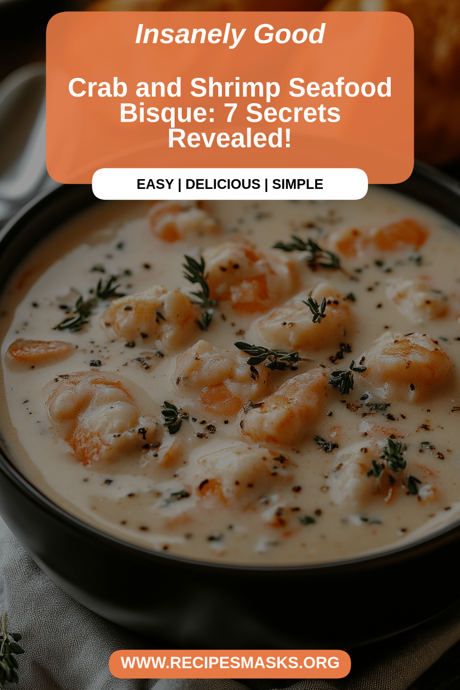 seafood bisque final dish beautifully presented and ready to serve