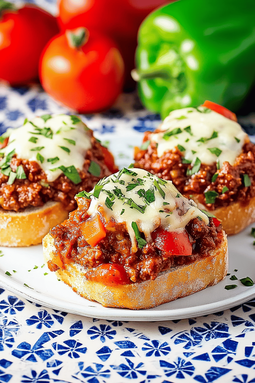 sloppy joes ingredients organized and measured on kitchen counter