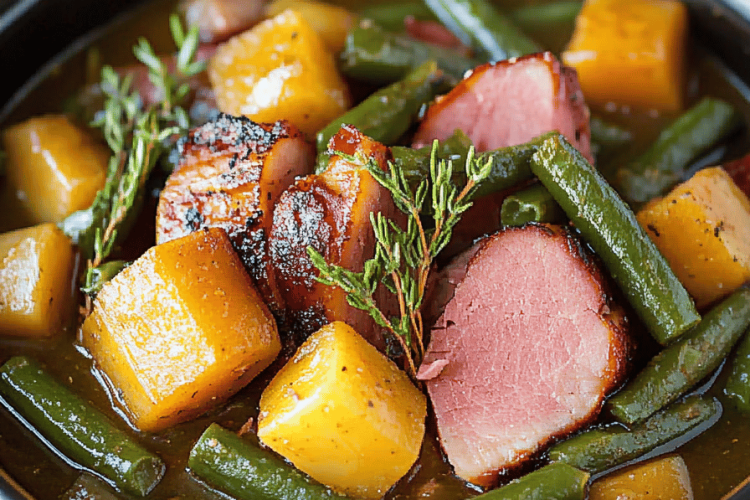 slow cooker ham