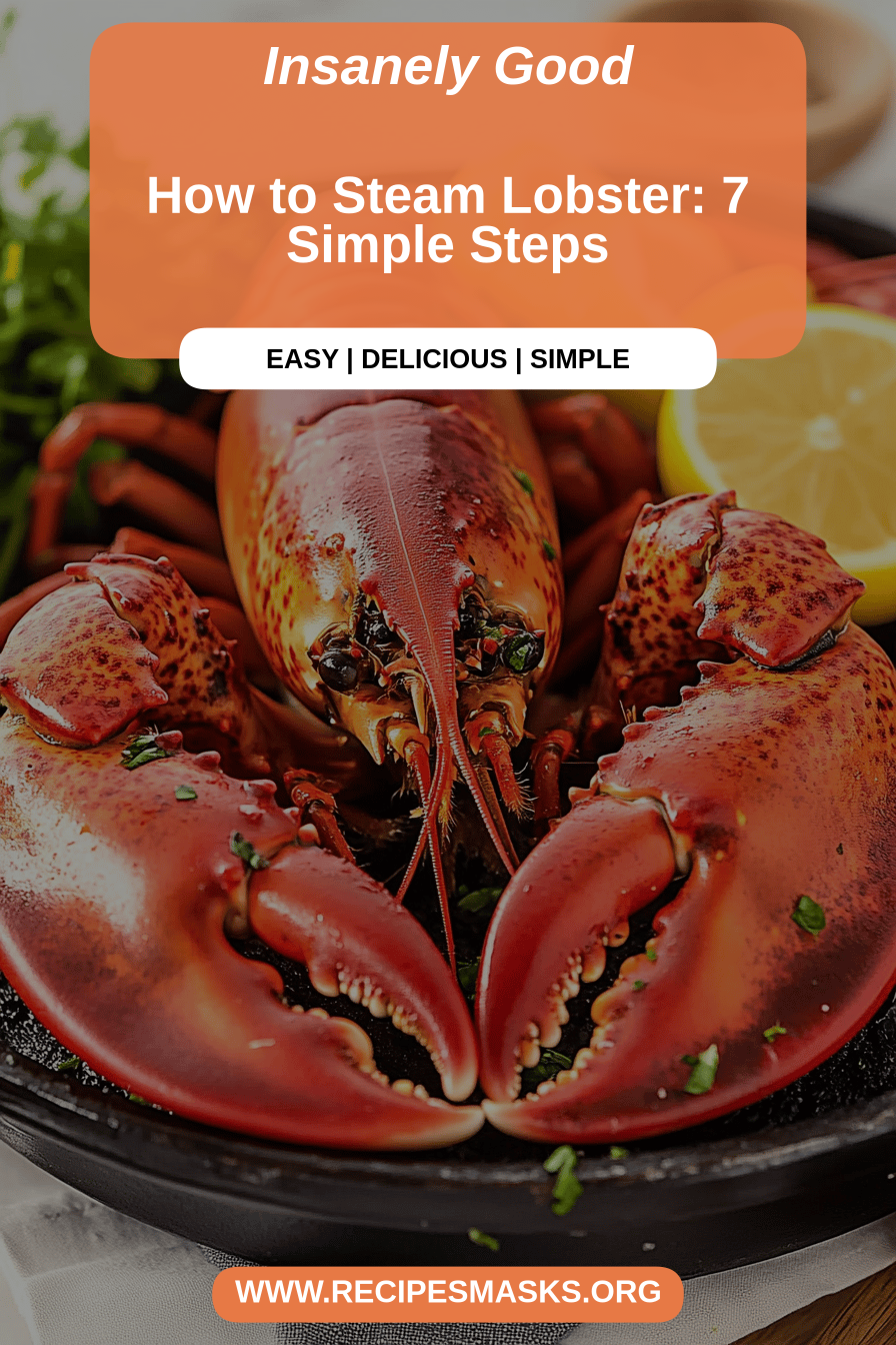 steam lobster final dish beautifully presented and ready to serve