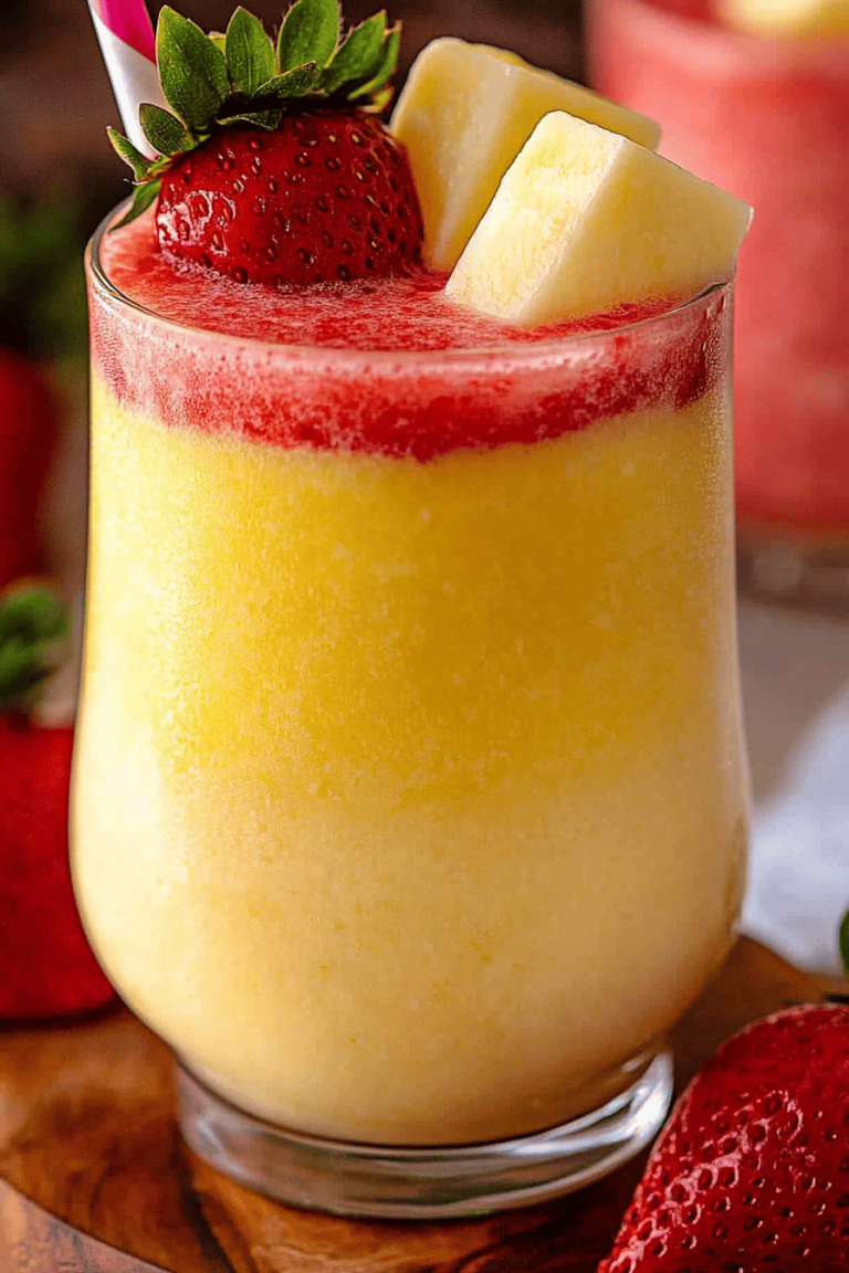 strawberry pina colada