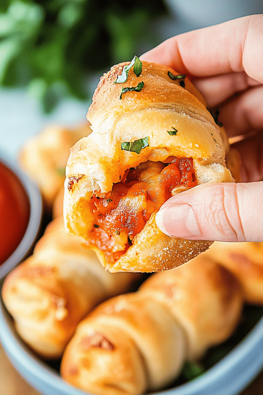 stuffed pizza rolls slice on plate showing perfect texture and swirl pattern