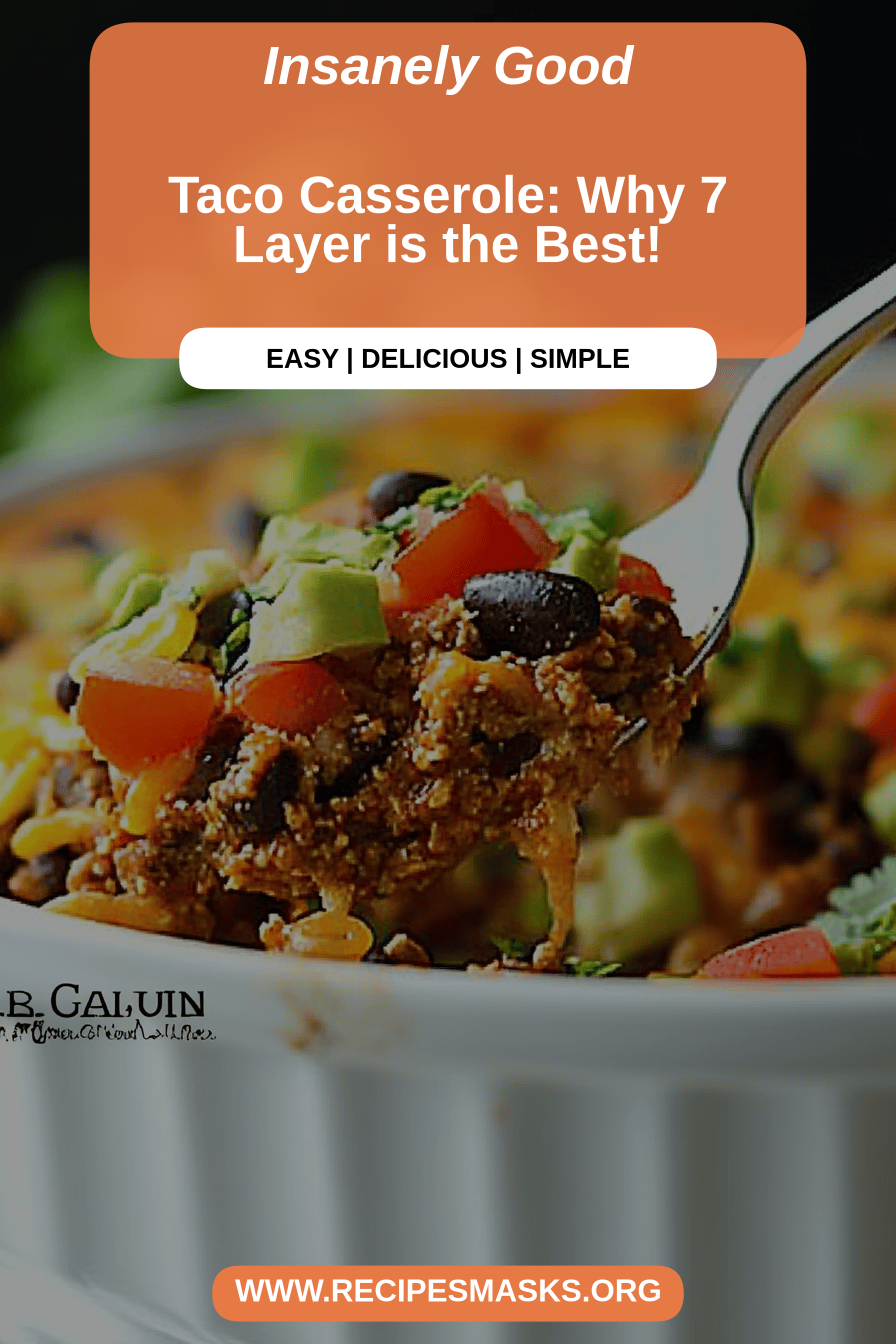 taco casserole final dish beautifully presented and ready to serve