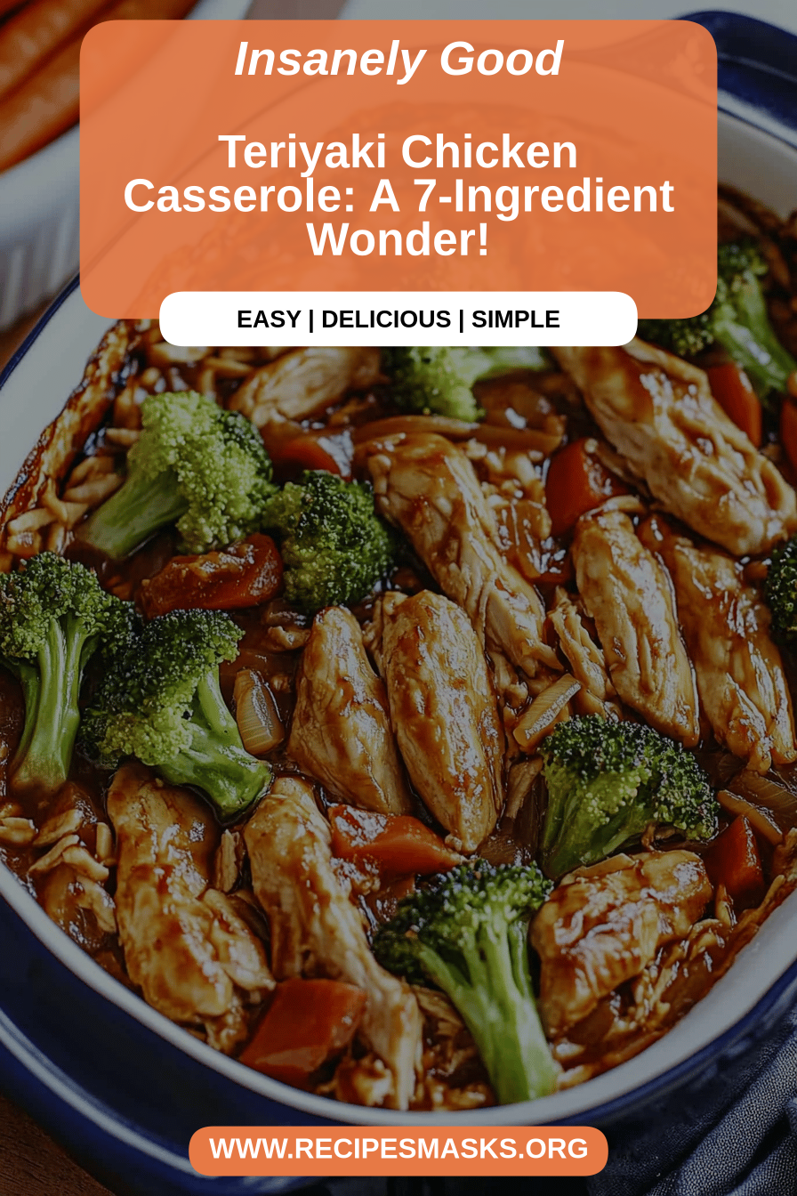 teriyaki chicken casserole final dish beautifully presented and ready to serve