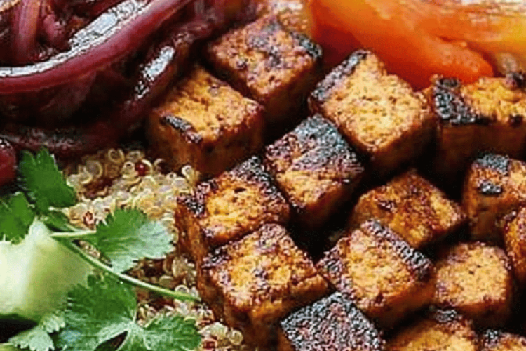 tofu quinoa bowls
