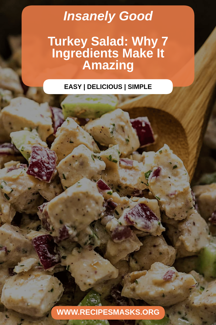 turkey salad final dish beautifully presented and ready to serve