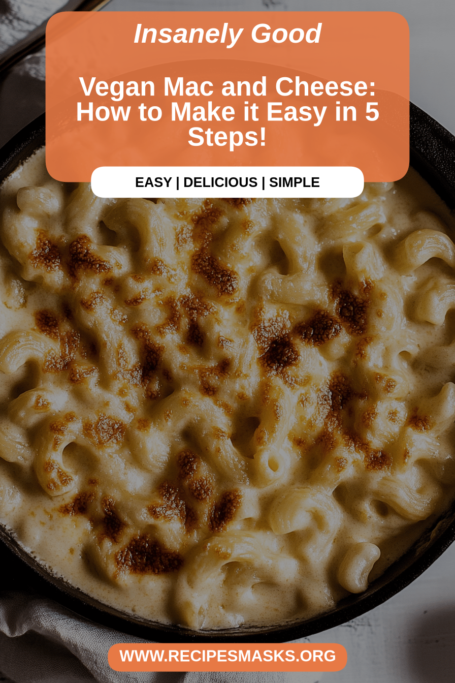 vegan mac and cheese final dish beautifully presented and ready to serve