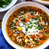 vegetable rice soup