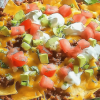 walking taco casserole