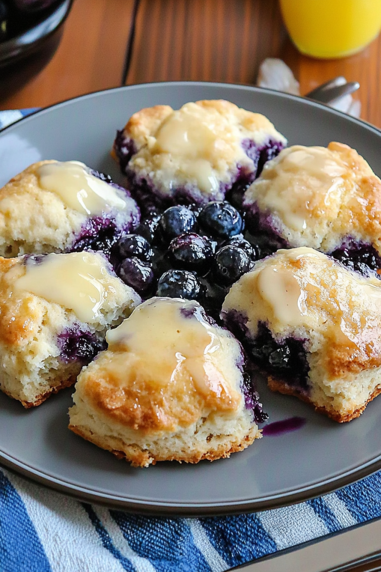 Blueberry Butter Biscuits