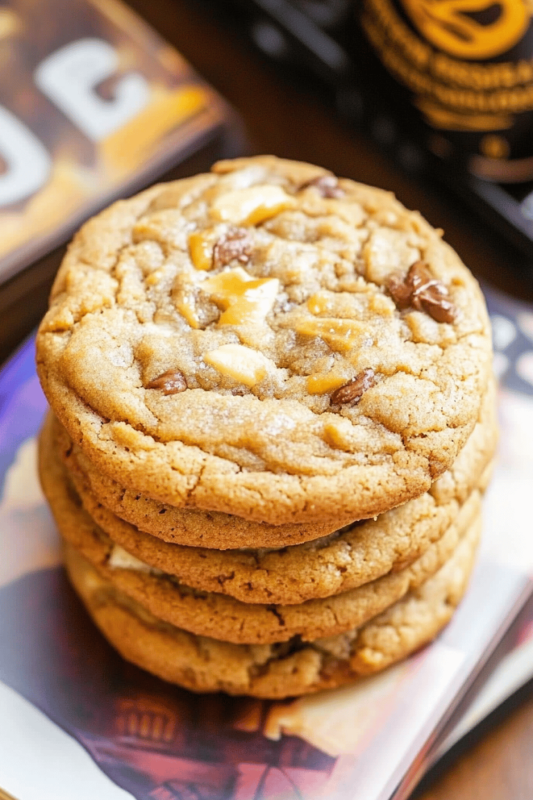Butterbeer cookies