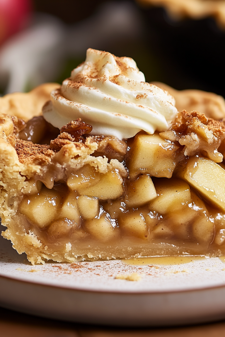 Caramel apple pie