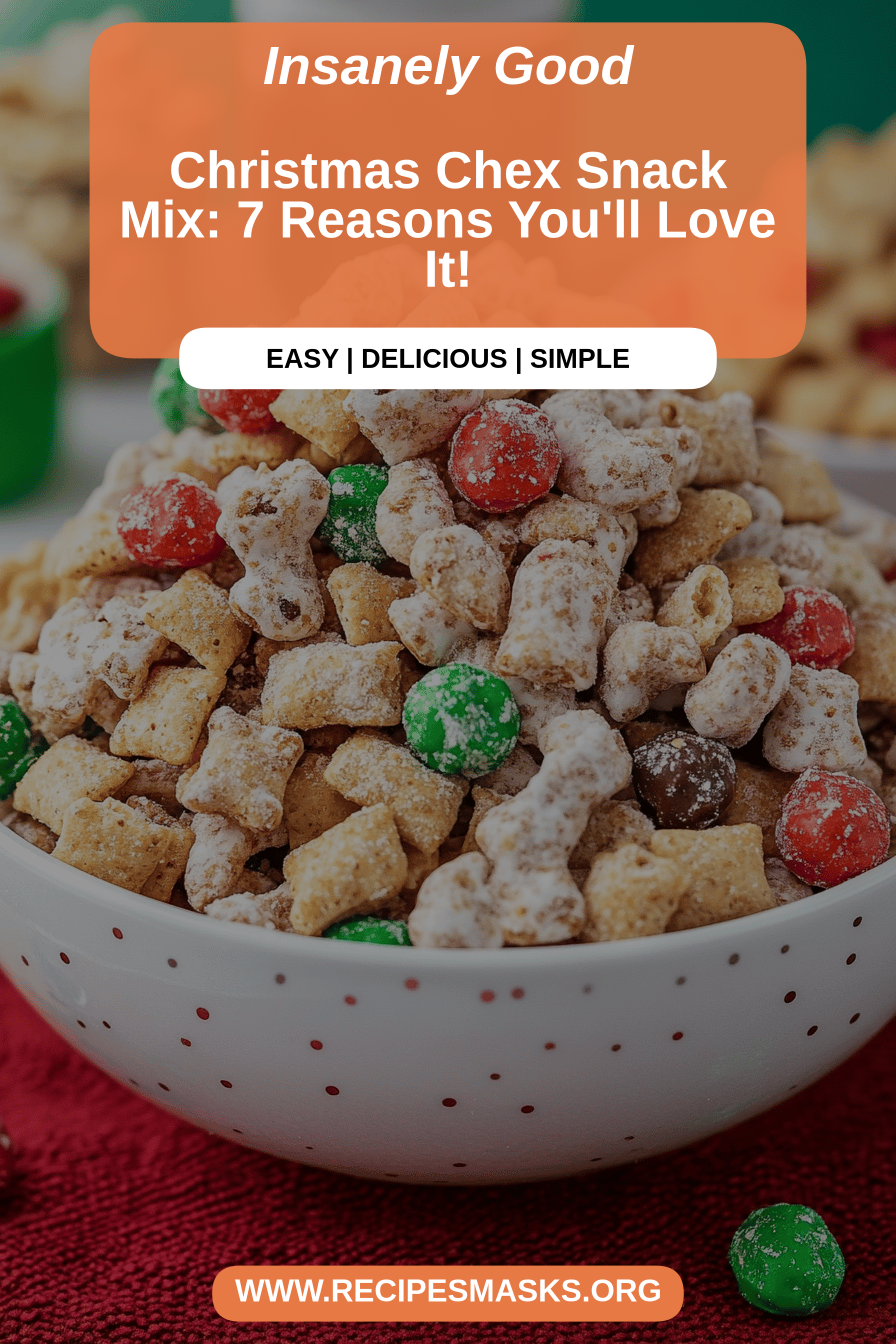 Chex snack mix final dish beautifully presented and ready to serve