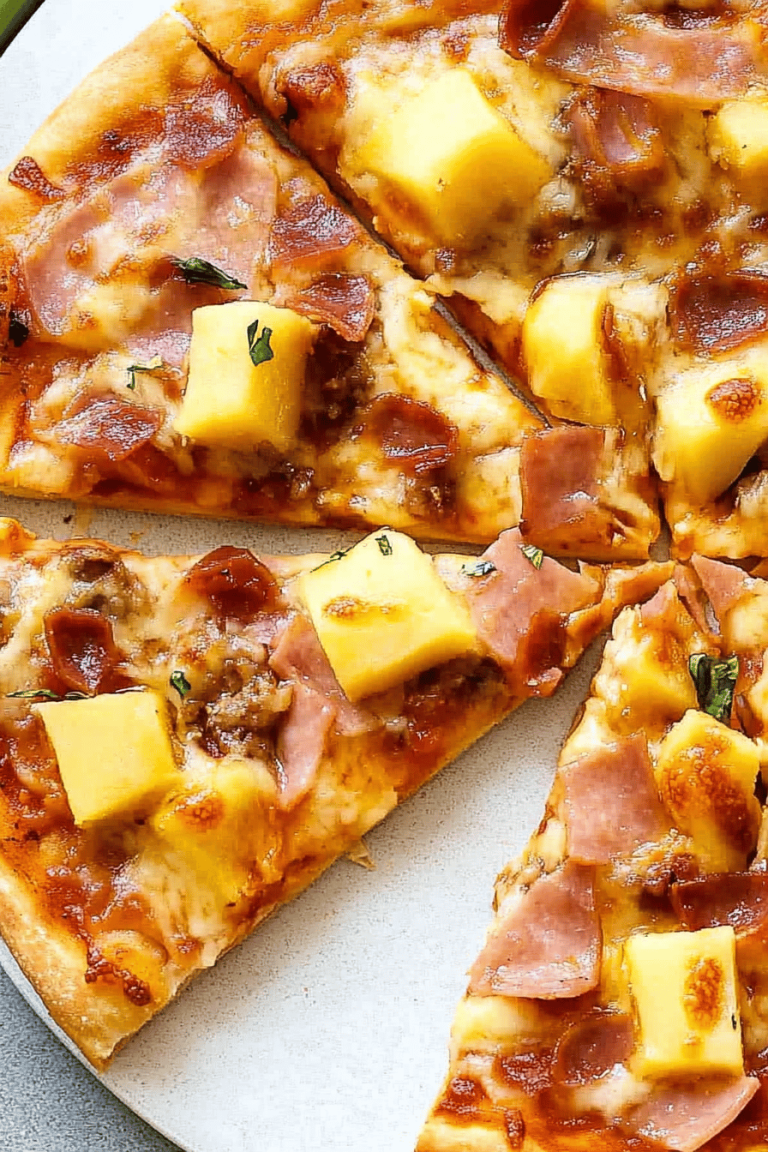 Hawaiian pizza toppings