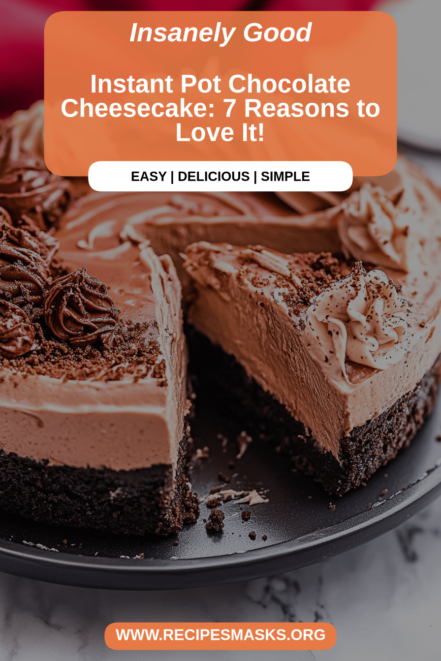 Instant Pot cheesecake final dish beautifully presented and ready to serve