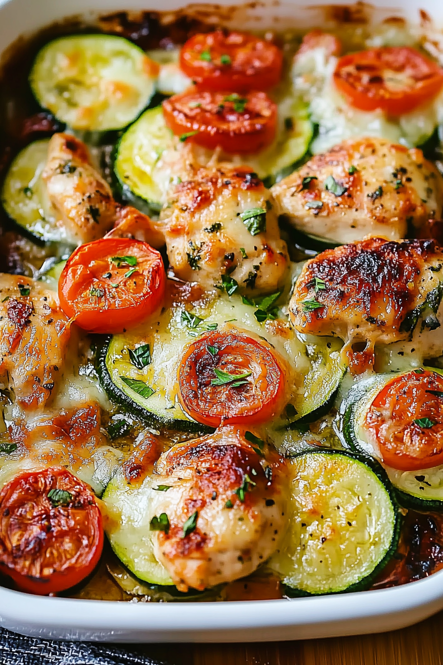 Mediterranean Chicken Zucchini