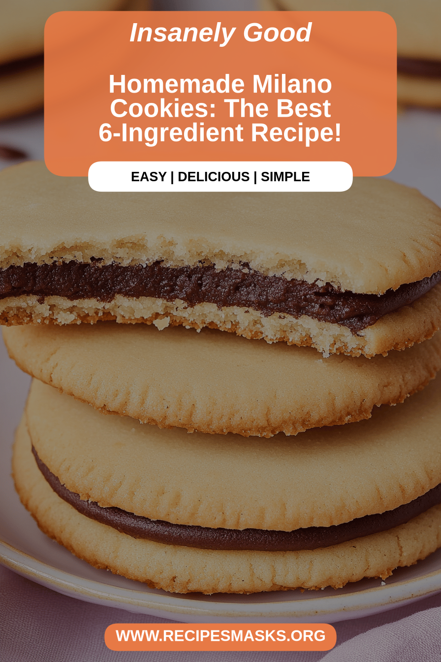 Milano cookies final dish beautifully presented and ready to serve